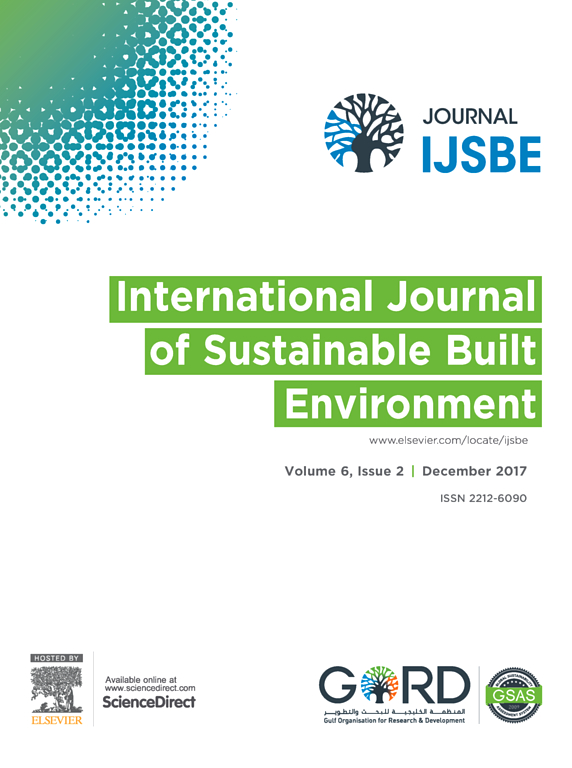 Go to journal home page - International Journal of Sustainable Built Environment